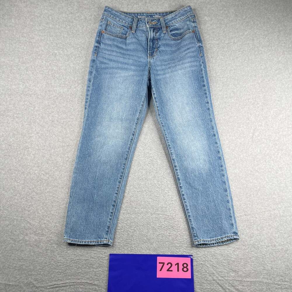 Old Navy OG Straight Denim Jeans Womens Size 2 Casual Light Wash
